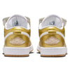 Women's Jordan 1 Low Gold/Gold-White-Gum Yellow (IR2304 703)