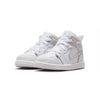 Toddler's Jordan 1 Mid SE BT White/Field Silver-White-White (IR2316 100)