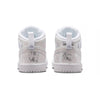Toddler's Jordan 1 Mid SE BT White/Field Silver-White-White (IR2316 100)