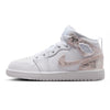 Little Kid's Jordan 1 Mid SE BP White/Field Silver-White-White (IR2317 100)