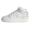 Big Kid's Jordan 1 Mid SE BG White/Field Silver-White-White (IR2320 100)
