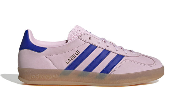 Women's Adidas Gazelle Indoor CLPINK/LUCBLU/GUM3 (JI1371)