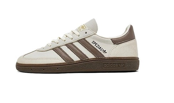 Women's Adidas Handball Spezial White/Brown/Gum5 (JR3365)