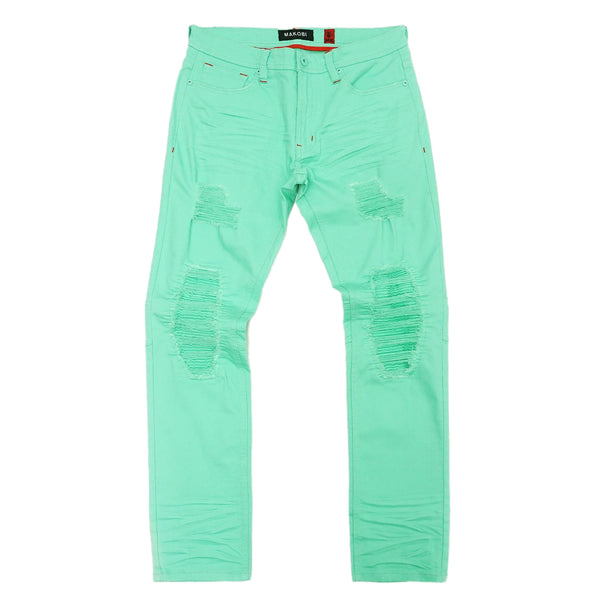 Men's Makobi Green Twill Jeans