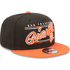 Men's New Era 9Fifty MLB San Francisco Giants Team Script Black/Orange Snapback (60268937) - OSFM
