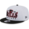 Men's New Era 9Fifty NBA Chicago Bulls White/Black Crest Snapback (60310259) - OSFM