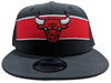 Men's New Era 9Fifty NBA Chicago Bulls Black/Red Trucker Snapback (60200081) - OSFM