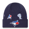 Men's New Era MLB Toronto Blue Jays Knit Identity Blue Knit Hat (60268001) - OSFM