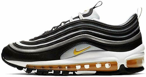 Big Kid's Nike Air Max 97 Black/Amarillo-Reflect Silver (921522 010)