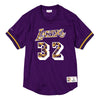 Mitchell & Ness NBA Los Angeles Lakers 1985 Magic Johnson Purple Mesh Jersey