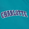 Men's Mitchell & Ness NBA Charlotte Hornets Teal Heavyweight Satin Jacket