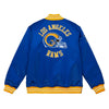 Men's Mitchell & Ness NFL Los Angeles Rams Royal Blue Heavyweight Satin Jacket