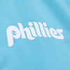 Men's Mitchell & Ness Light Blue MLB Philadelphia Phillies Heavyweight Satin Jacket