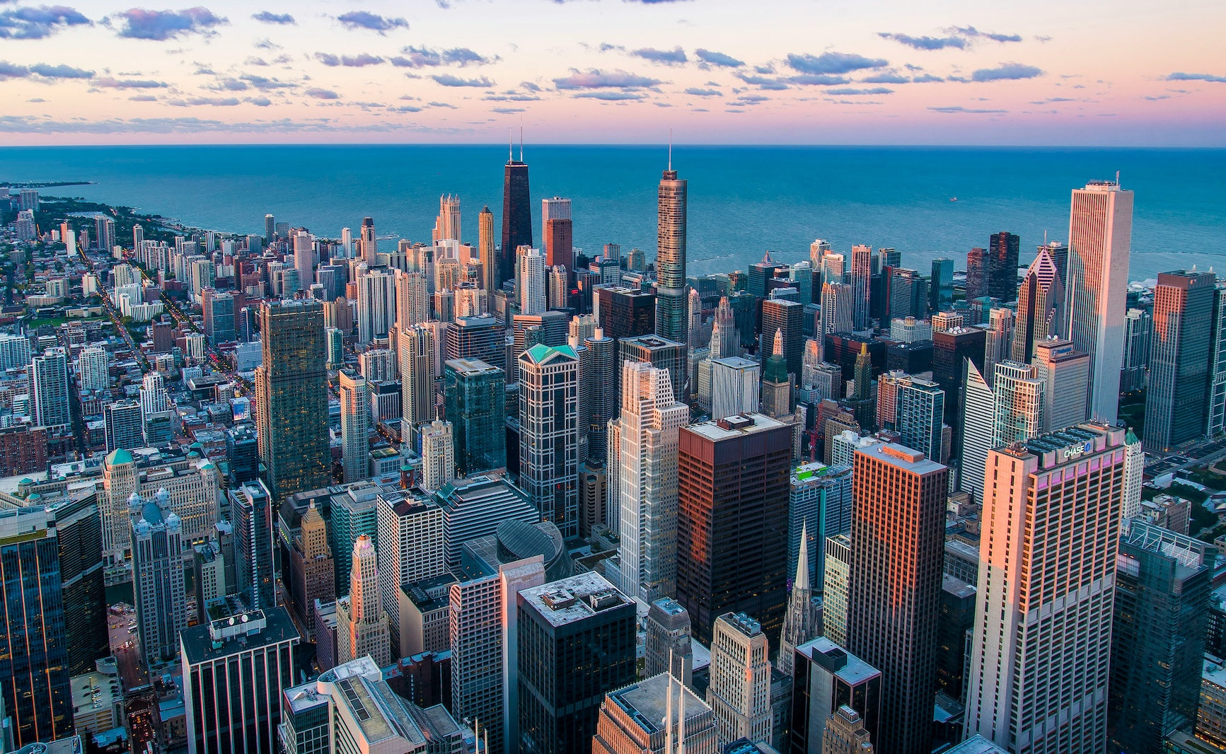 Chicago aerial view