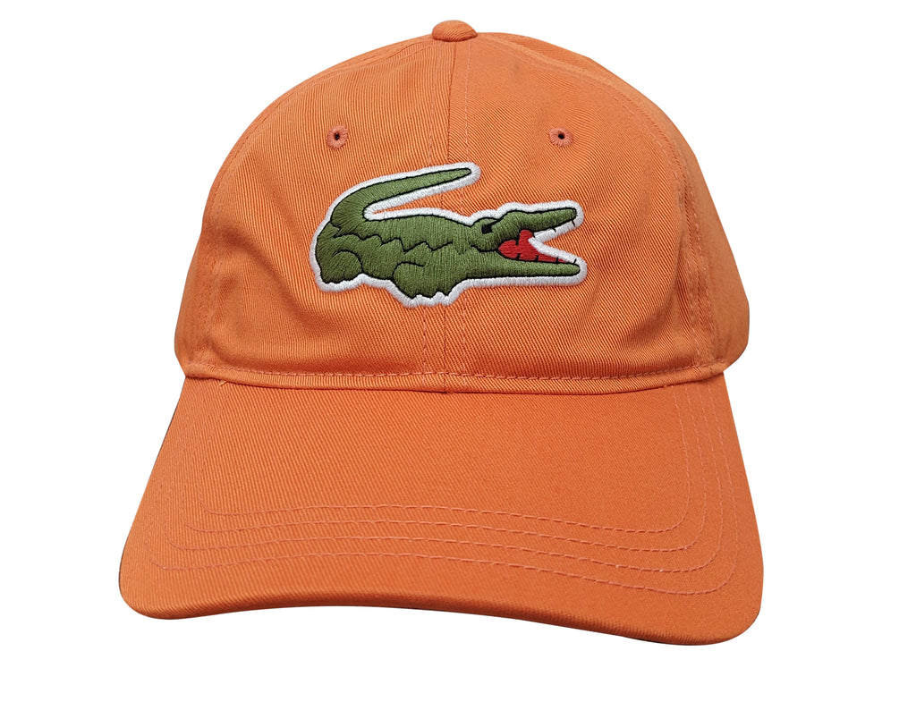 Lacoste Fango Contrast Strap And Oversized Crocodile Strapback Cap - OSFA