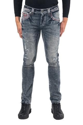 Men's Rock Revival Arlo A201R Alt Straight Jeans
