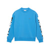 Men's Lacoste Argentine Blue Loose Fit Reflective Print Sweatshirt