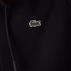 Men's Lacoste Black Kangaroo Pocket Fleece Hoodie Sweatshirt