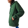 Men's Lacoste Green Kangaroo Pocket Fleece Hoodie Sweatshirt