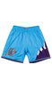 Men's Mitchell & Ness Blue NBA Utah Jazz 1995-96 Reload Swingman Shorts