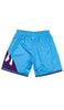 Men's Mitchell & Ness Blue NBA Utah Jazz 1995-96 Reload Swingman Shorts
