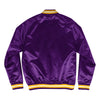 Men's Mitchell & Ness NBA Los Angeles Lakers Purple Lightweight Satin Jacket