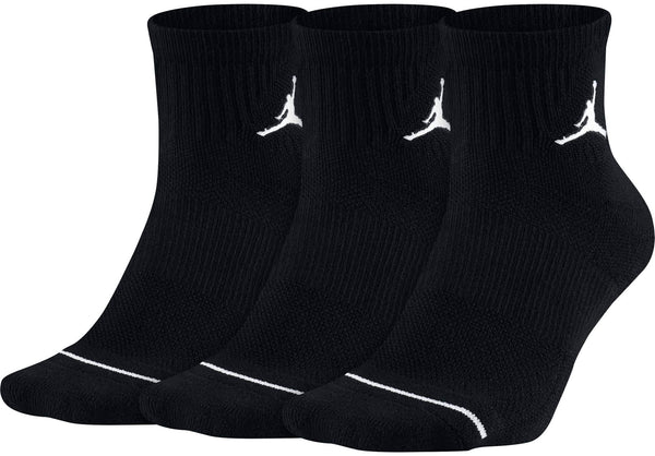 Jordan Black Everyday Max Ankle Socks (3 Pair)