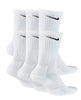 Men's Nike Everyday Cushioned Training Crew Socks White (6 Pair)