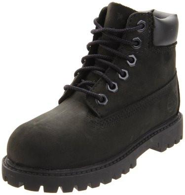 Toddler's Timberland 6 In. Premium Boot Black Nubuck