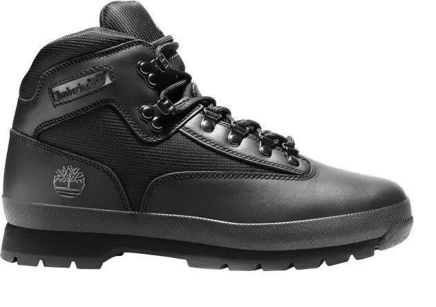 Men's Timberland Euro Hiker L/F MID Black Full Grain