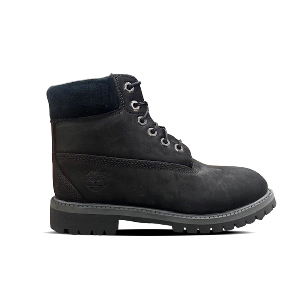 Big Kid's Timberland 6 In Shearling Black Boot (TB0A13KE)