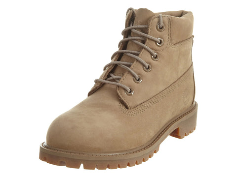 Little Kid's Timberland 6 In Prem Yellow Nubuck (TB0A1999)