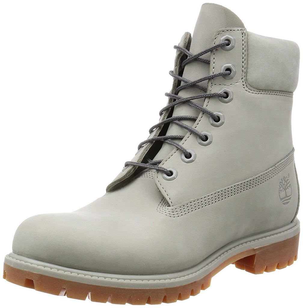 Men's Timberland 6 In. Premium Light Grey Nubuck (TB0A1GAU 093)