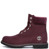 Women's Timberland 6 In. Premium Boot Burgundy Velvet (TB0A1KC1 639)