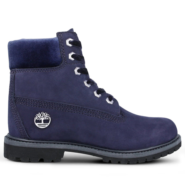 Women's Timberland 6 In. Premium Boot Velvet/Navy Nubuck (TB0A1KC5 H52)