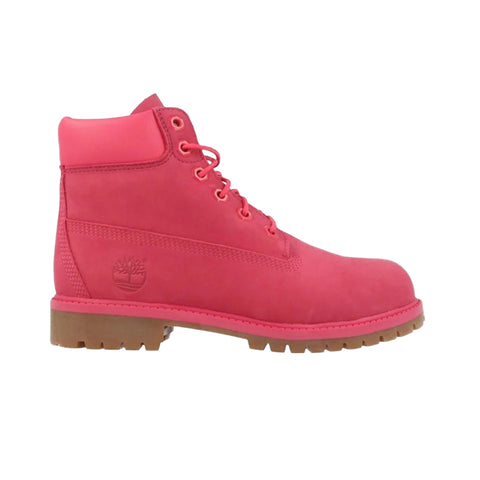 Big Kid's Timberland Premium 6 In. Boot Pink Nubuck (TB0A1LQM 657)