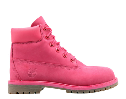 Big Kid's Timberland 6 In. Boot Pink Nubuck (TB0A1ODE H62)