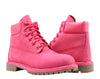 Big Kid's Timberland 6 In. Boot Pink Nubuck (TB0A1ODE H62)