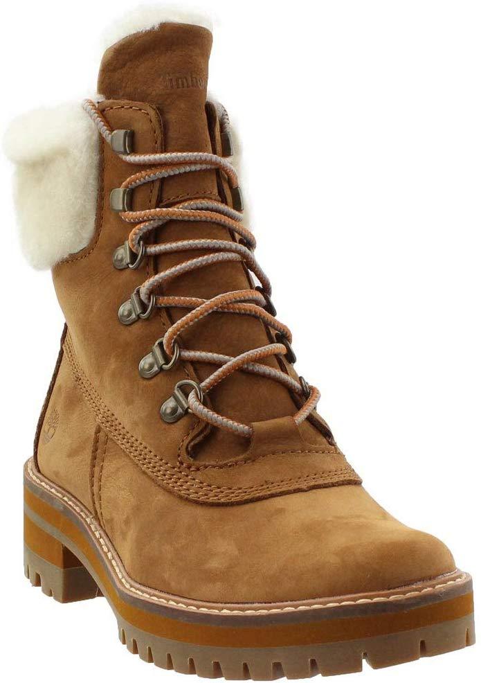 Women's Timberland 6 In Courmayeur Valley Shearling-Lined Boot Rust Brown