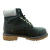 Little Kid's Timberland 6 In. Premium Boot Black Nubuck (TB0A294Q 001)