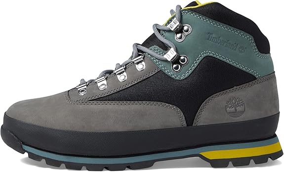 Men's Timberland Euro Hiker Mid MD Grey Nubuck Black (TB0A2A38 033)