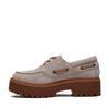 Women's Timberland Stone Street Platform Boat Shoe Light Purple Suede (TB0A2GVF AJG)