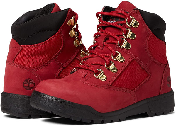 Toddler's Timberland Dark Red Nubuck 6' Field Boot