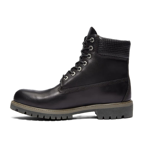 Men's Timberland Premium 6 In Lace Black F Grain W DK B (TB0A2P6W A3L)