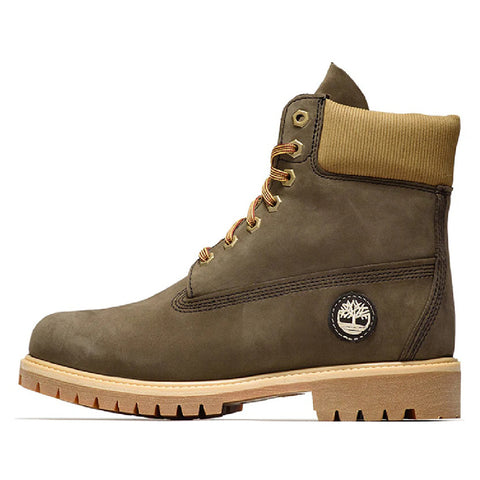 Men's Timberland 6 In Lace WP Boot Dark Brown Olive Nubuck (TB0A2P6W A4J)