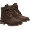Men's Timberland Heritage 6 IN Lace Waterproof Dark Brown Nubuck (TB0A41MW W07)