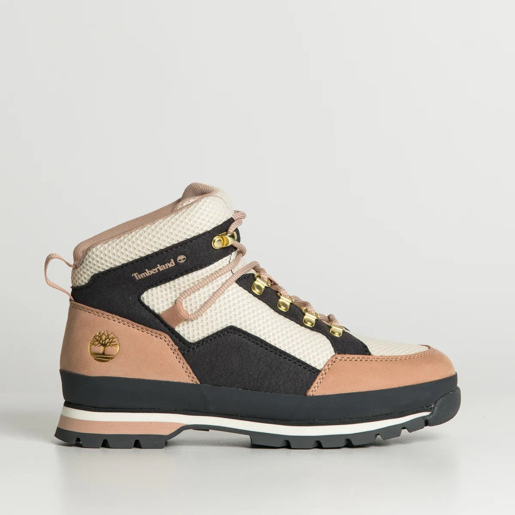 Women's Timberland Euro Hiker Mid Hiker Boot Light Beige Nubuck (TB0A5NUH DR1)