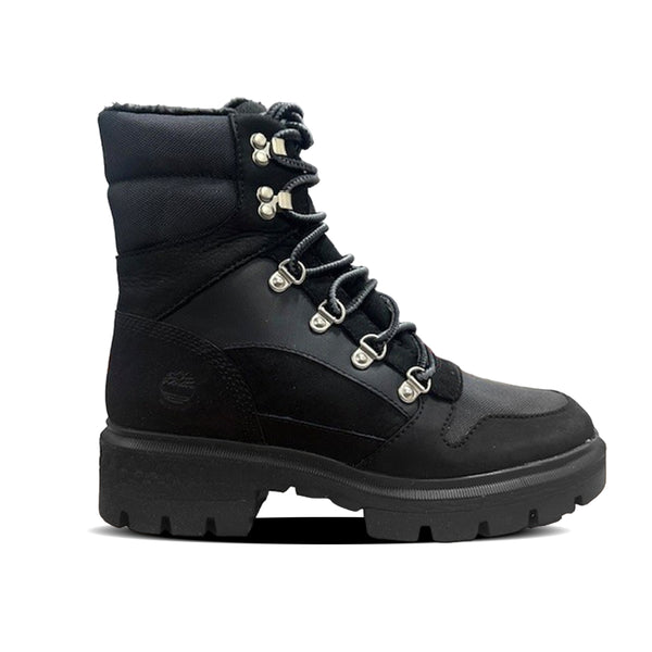 Women's Timberland Cortina Valley Warm Lined Boot Black Leather (TB0A5P83 001)