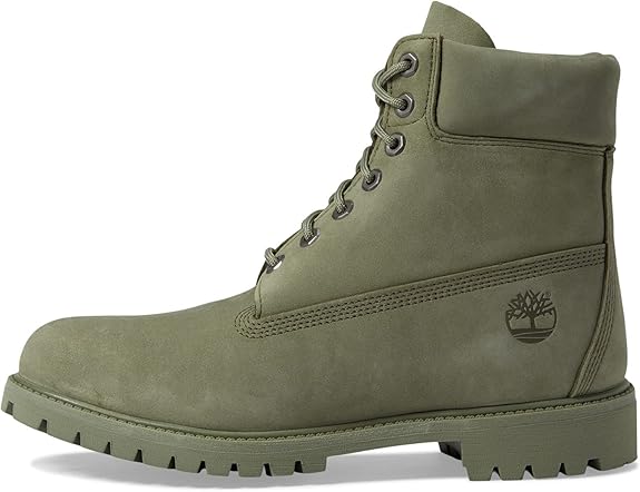 Men's Timberland Premium Waterproof Boot Dark Green Nubuck (TB0A5PD4 991)