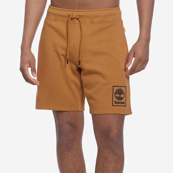 Men's Timberland Wheat Boot Stack Logo Sweatshorts
